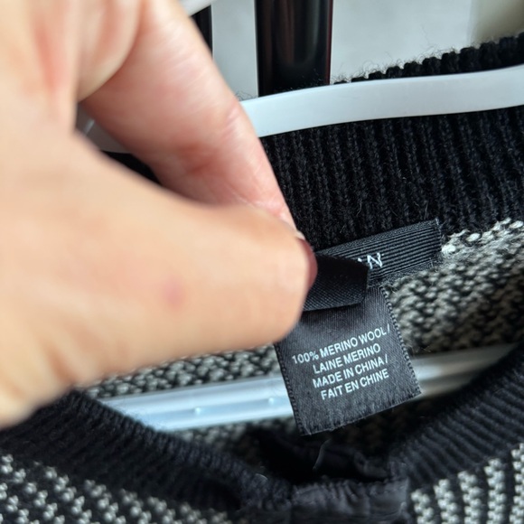 Pink Tartan Merino Wool Cardigan size XS - Picture 4 of 7